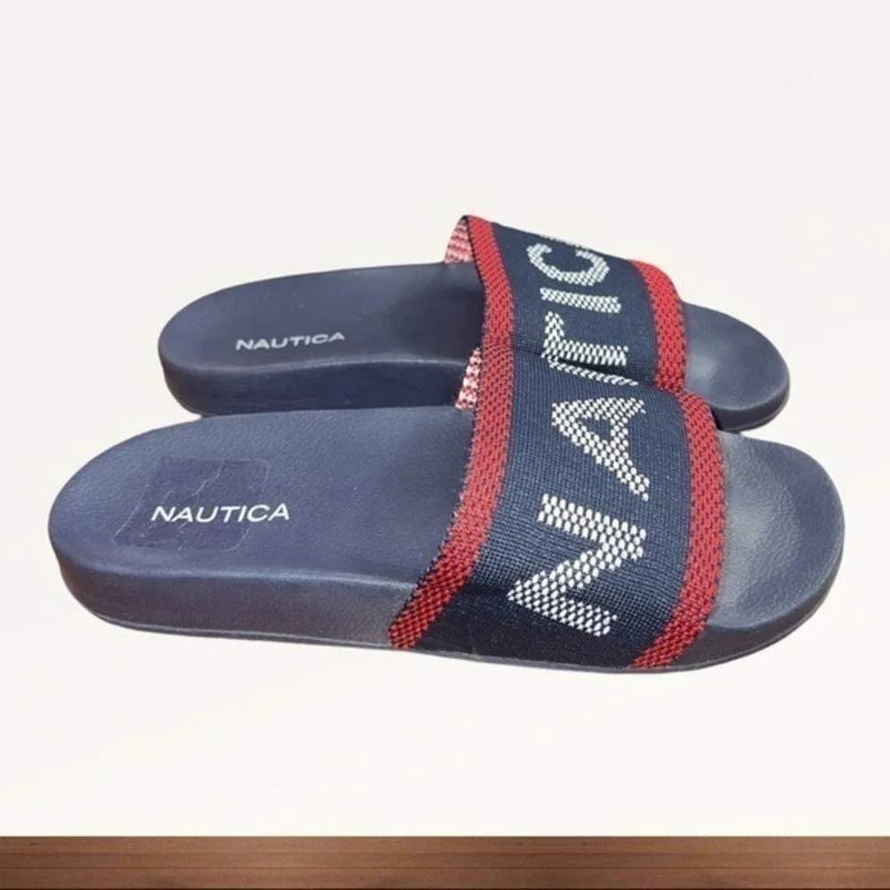 Nautica slide sandals